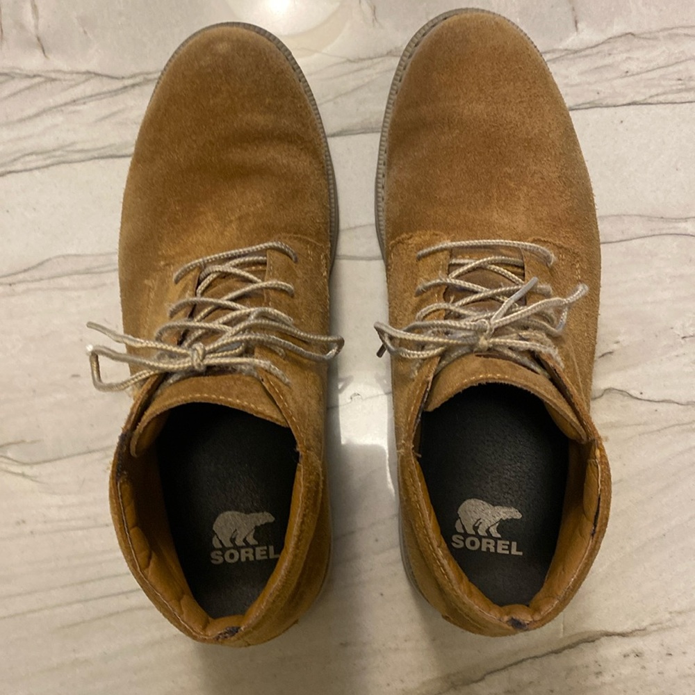 Men’s Sorel suede lace up ankle boots